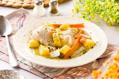 Waterzooi de pollo