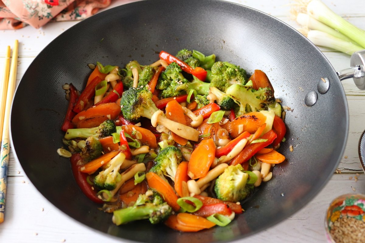 Wok de verduras delicioso