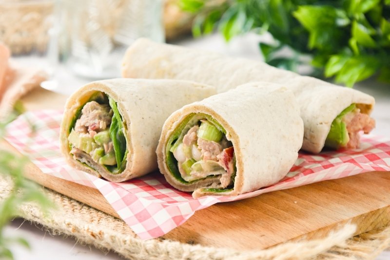Wrap de atún