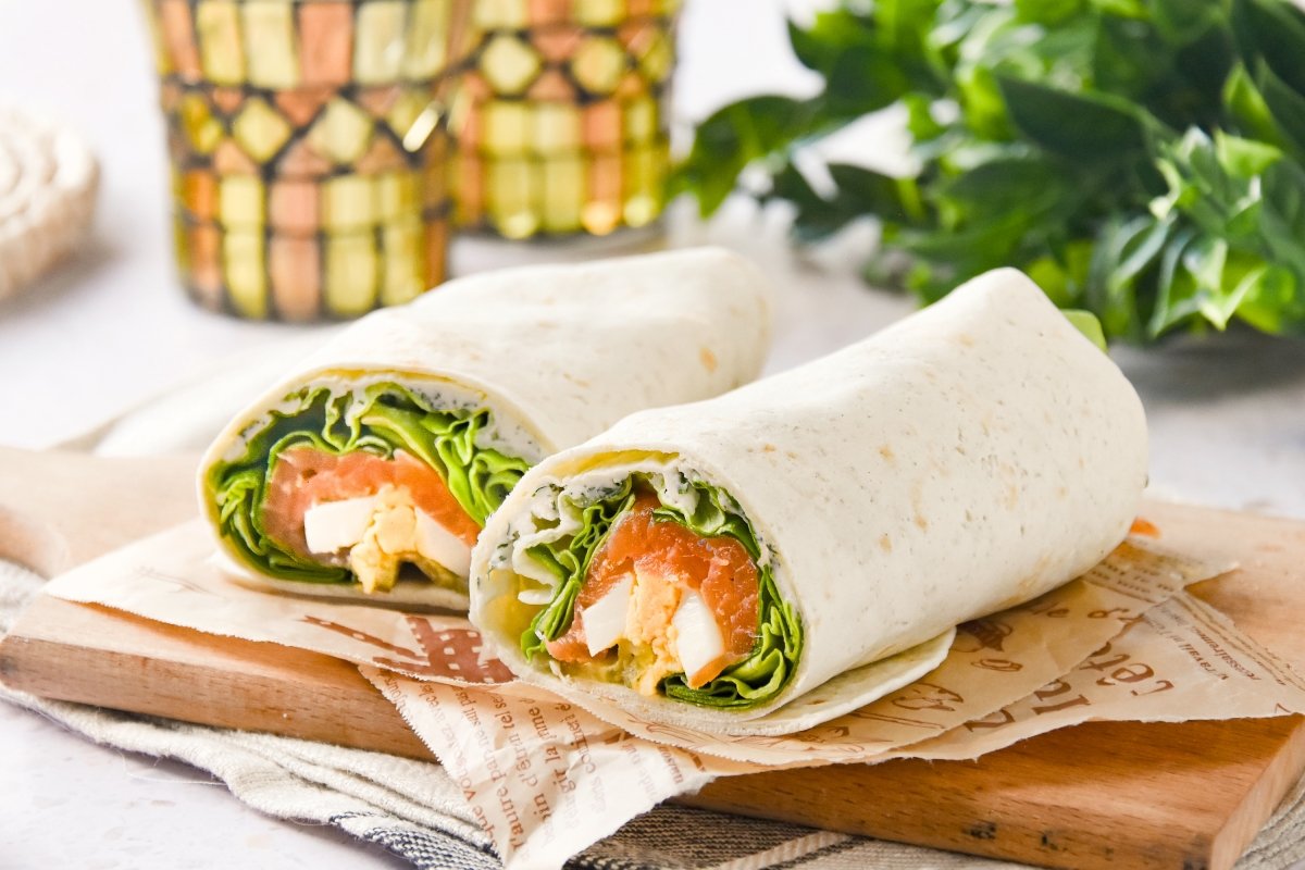Wrap de salmón