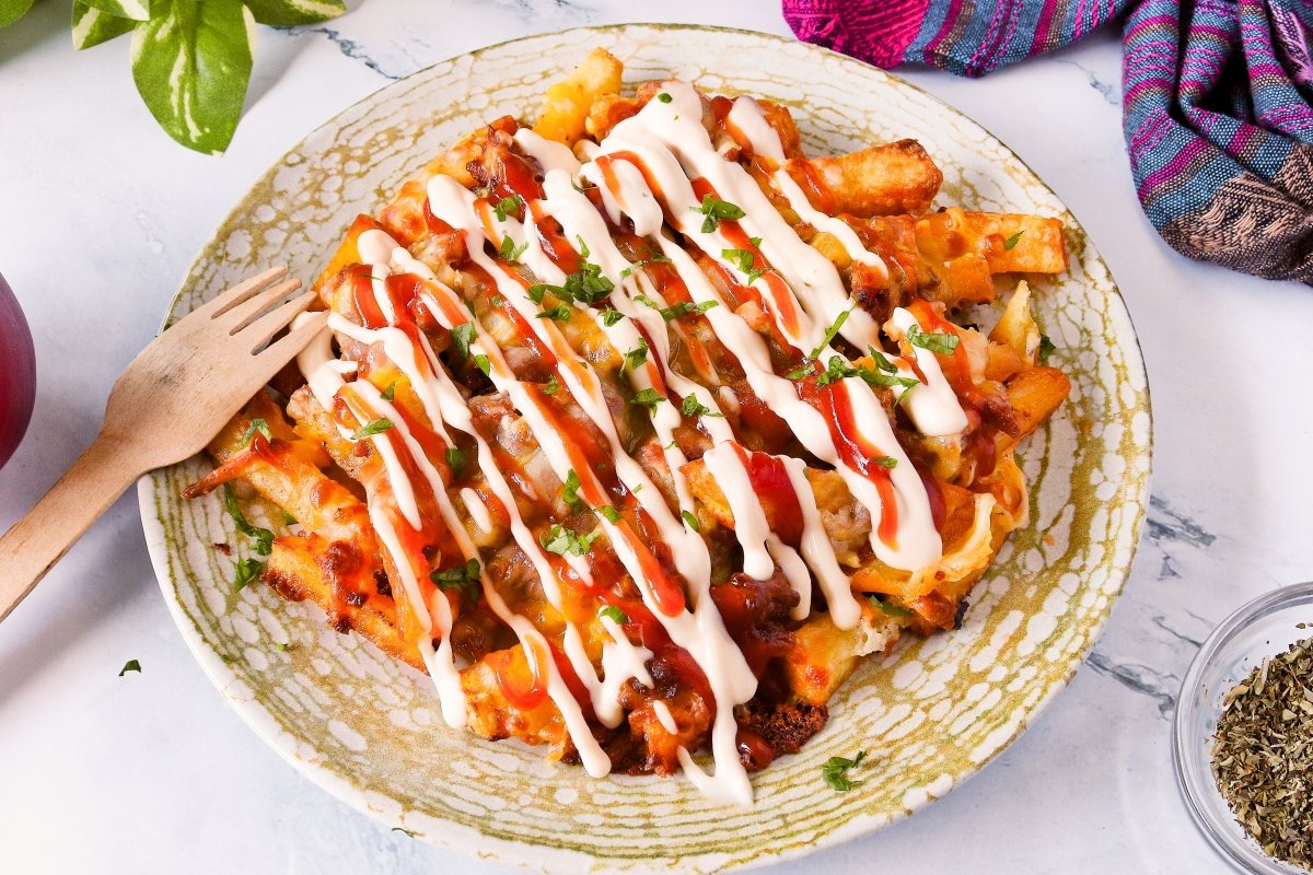Yaroa dominicana de patatas fritas