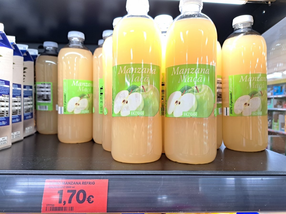 Zumo de manzana Hacendado